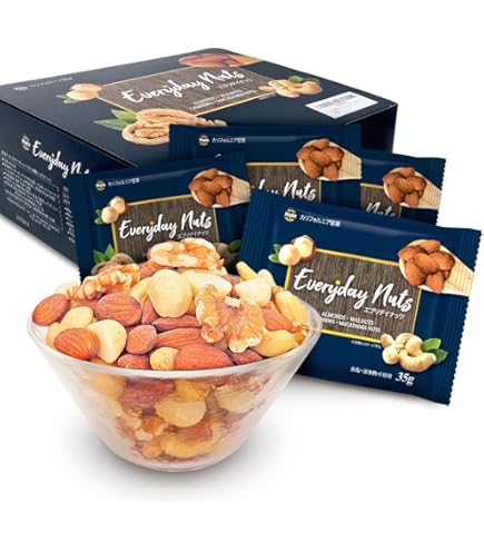 Amazon.co.jp: 小分け4種ミックスナッツ＆ブラジルナッツ 1.05kg (35g